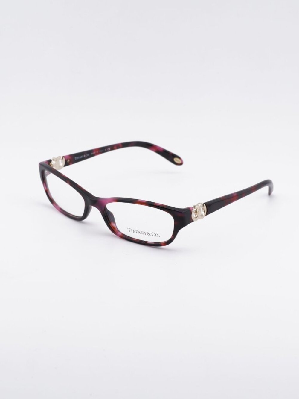 Tiffany & Co TF2042 8126 Eyeglasses Milky Pink Havana 53mm Rectangle
